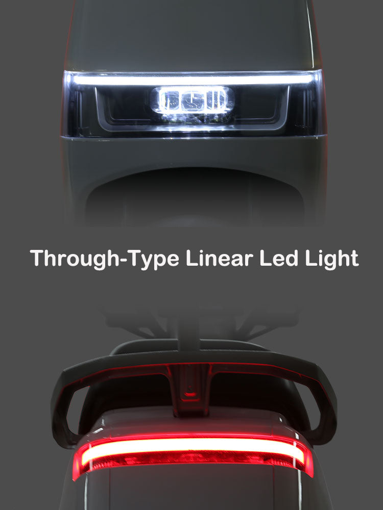 60V Lithium Electric Moped Scooter