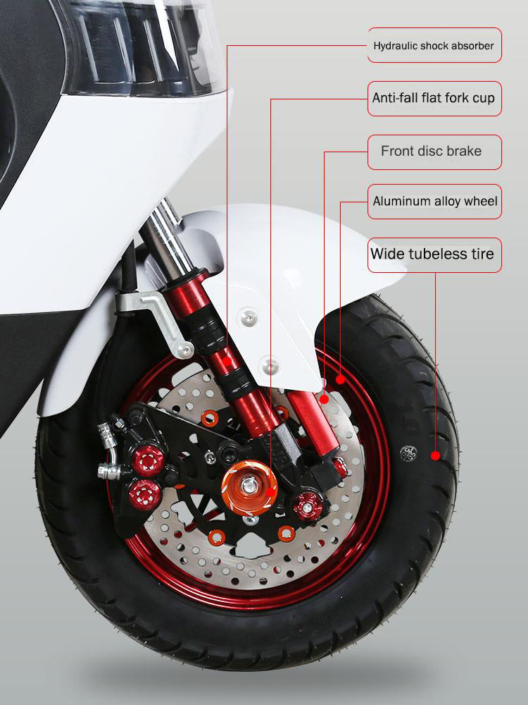60V Lithium Electric Moped Scooter