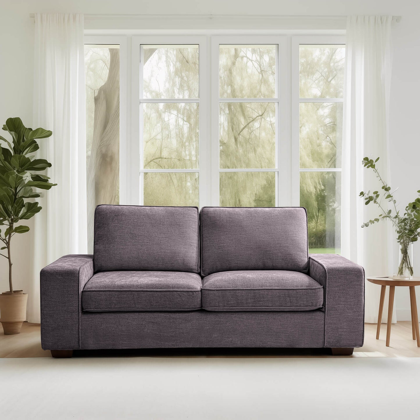 Modern Living Room Sofa, Chenille Sofa/Easy to Install