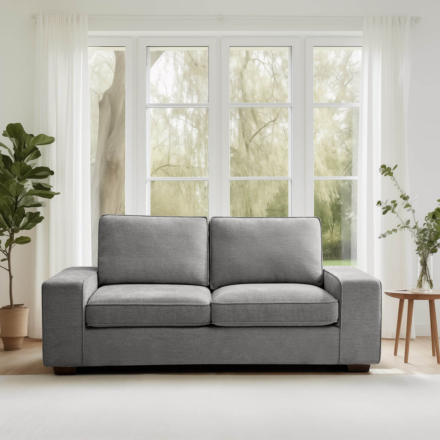 Modern Living Room Sofa, Chenille Sofa/Easy to Install