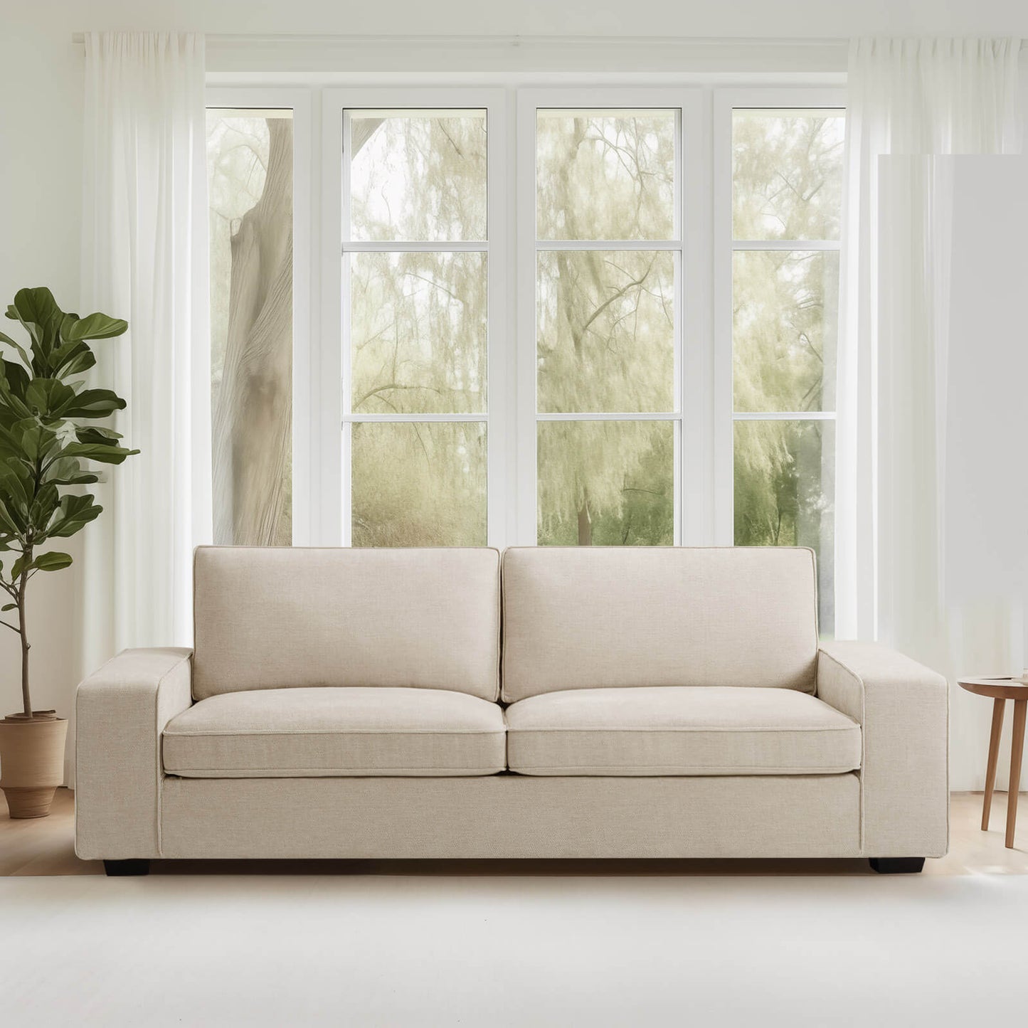 Modern Living Room Sofa, Chenille Sofa/Easy to Install