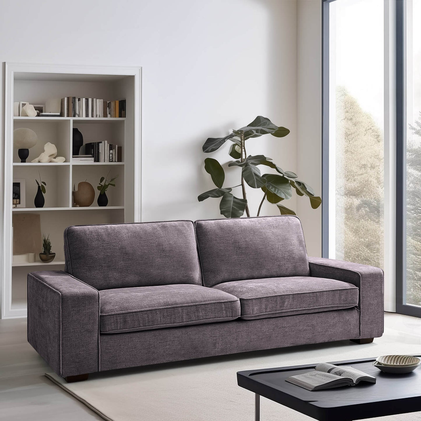 Modern Living Room Sofa, Chenille Sofa/Easy to Install