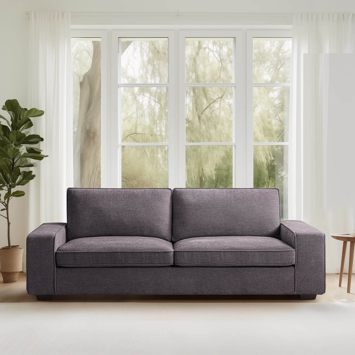 Modern Living Room Sofa, Chenille Sofa/Easy to Install