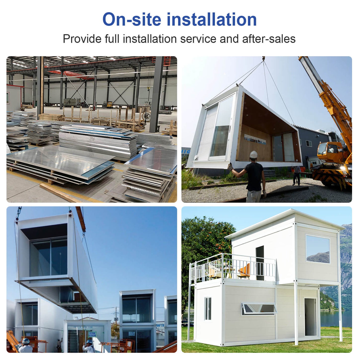 WalkMax Two Story Tiny House, Prefabricated Dwelling with Aesthetic Appeal, Modern Design for Small Spaces, Package Installation
