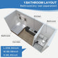 WalkMax Mobile Capsule Home Space Capsule House - 1 Bedroom, Full Bathroom, Kitchen & Living Area