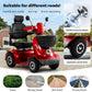 THLAND Heavy Duty 4 Wheel Mobility Scooter for Seniors & Adults, 500 lbs Capacity, Electric Powered Chair with 1000W Motor, All-Terrain Fast Travel, 30 Miles Long Range Battery, Bluetooth Speaker