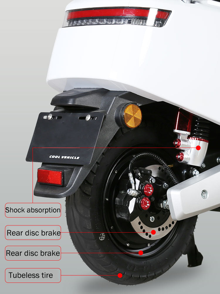 60V Lithium Electric Moped Scooter