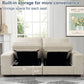 Modular Sectional Sofa for Living Room with Storage