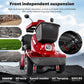 THLAND Heavy Duty 4 Wheel Mobility Scooter for Seniors & Adults, 500 lbs Capacity, Electric Powered Chair with 1000W Motor, All-Terrain Fast Travel, 30 Miles Long Range Battery, Bluetooth Speaker