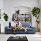 Modern Living Room Sofa, Chenille Sofa/Easy to Install