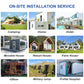 WalkMax Two Story Tiny House,  Prefabricated Dwelling with Aesthetic Appeal, Modern Design for Small Spaces, Package Installation